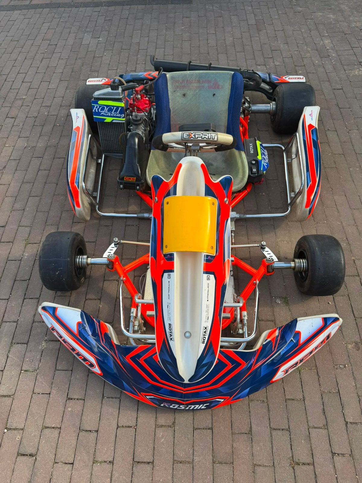 Exprit kart otk met rotax max senior evo 125cc met mychron 5, Sport en Fitness, Ophalen, Gebruikt, Kart