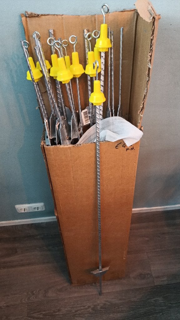 20x Rantsoenpaal, Afrasteringpaal, Schrikdraadpaal Nieuw!