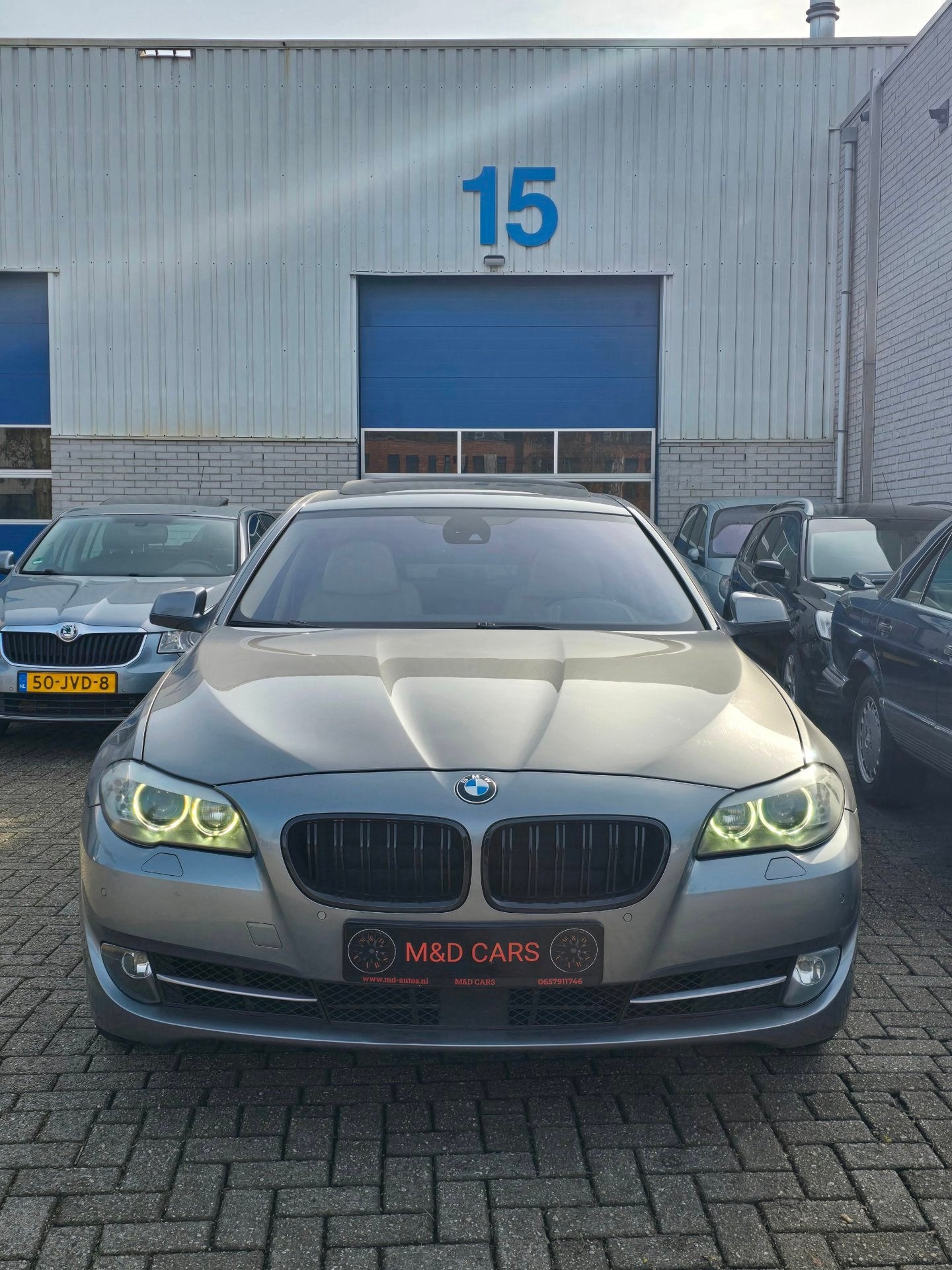 BMW 5-serie 535i High Executive AUTOMAAT/SCHUIFDAK/MEMORY ST, Auto's, BMW, Automaat, Euro 5, Achterwielaandrijving, Gebruikt