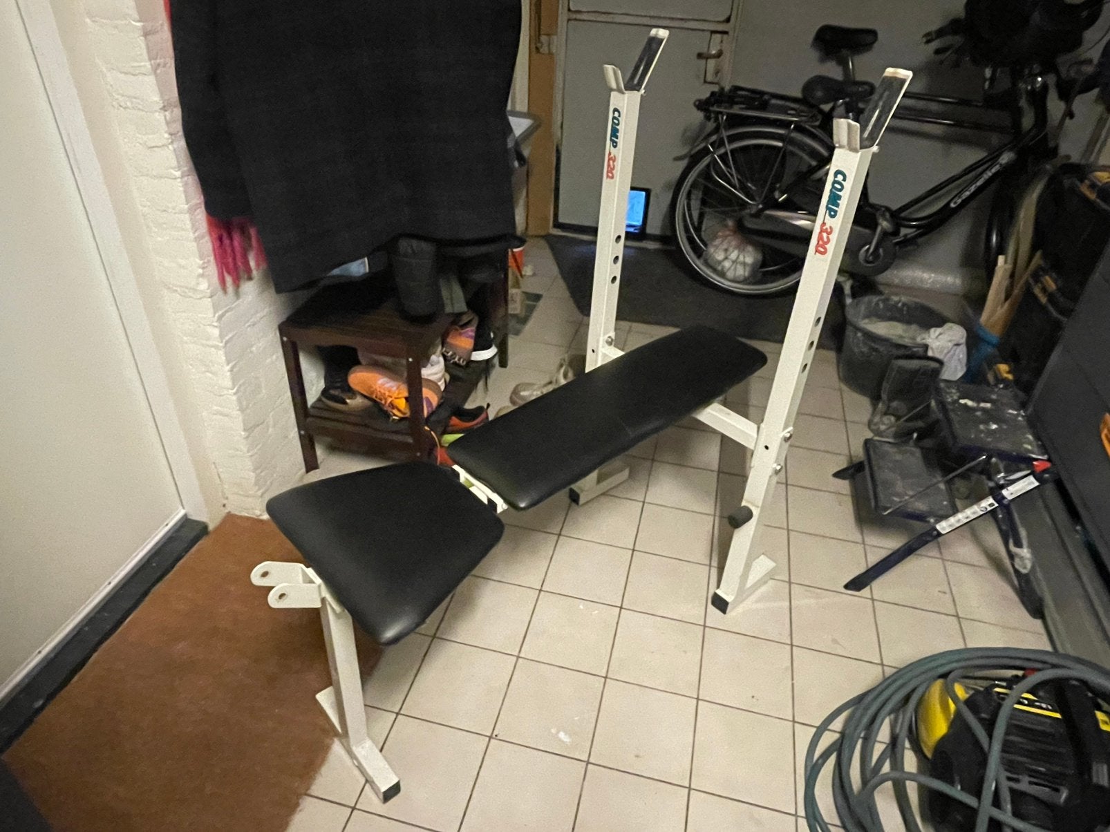 Bankdrukbank, Sport en Fitness, Ophalen, Gebruikt, Borst
