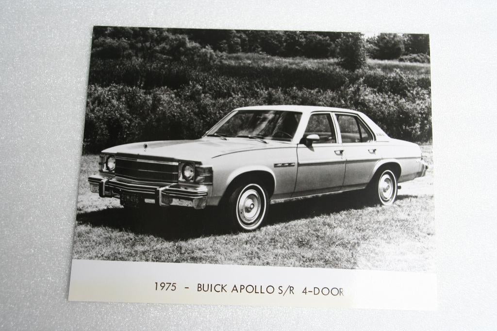 Persfoto Buick Apollo S/R 4-deurs (1975) (3), Ophalen of Verzenden, Nieuw, Overige merken