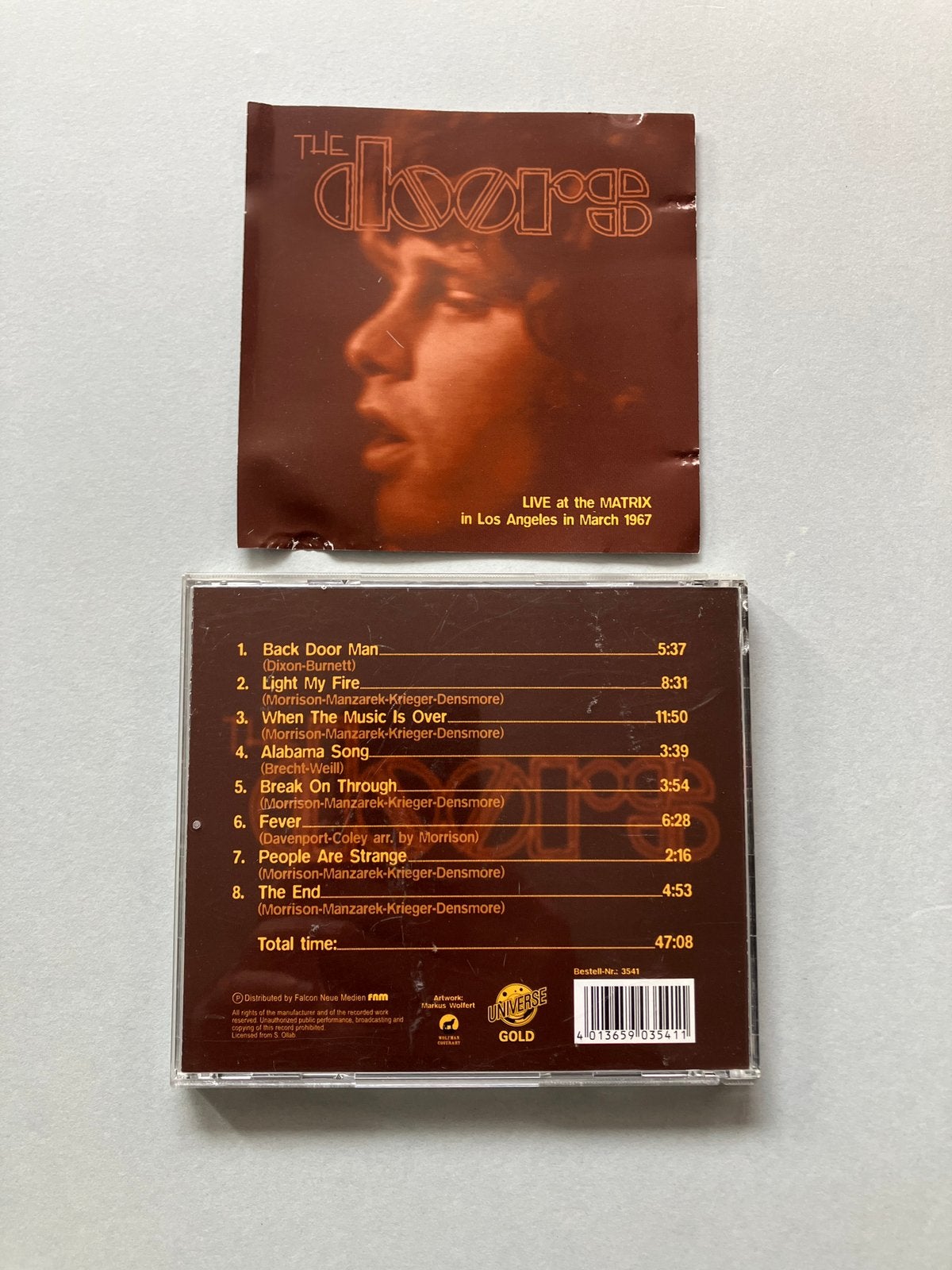 The Doors - Live at the Matrix in Los Angelas 1967, Ophalen of Verzenden, Zo goed als nieuw, Poprock