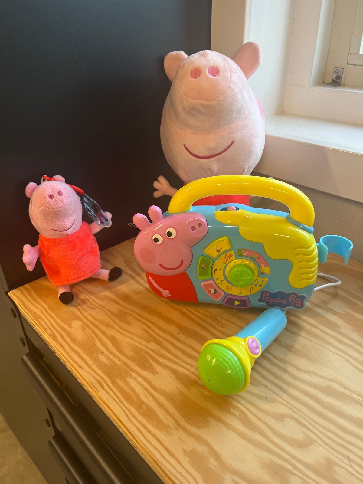 Peppa Pig knuffels en speelgoed radio, Overige merken, Met geluid, Overige typen, Nieuw