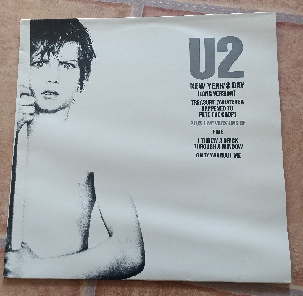 12'' U2 - New Years Day, Ophalen of Verzenden, Gebruikt, 12 inch