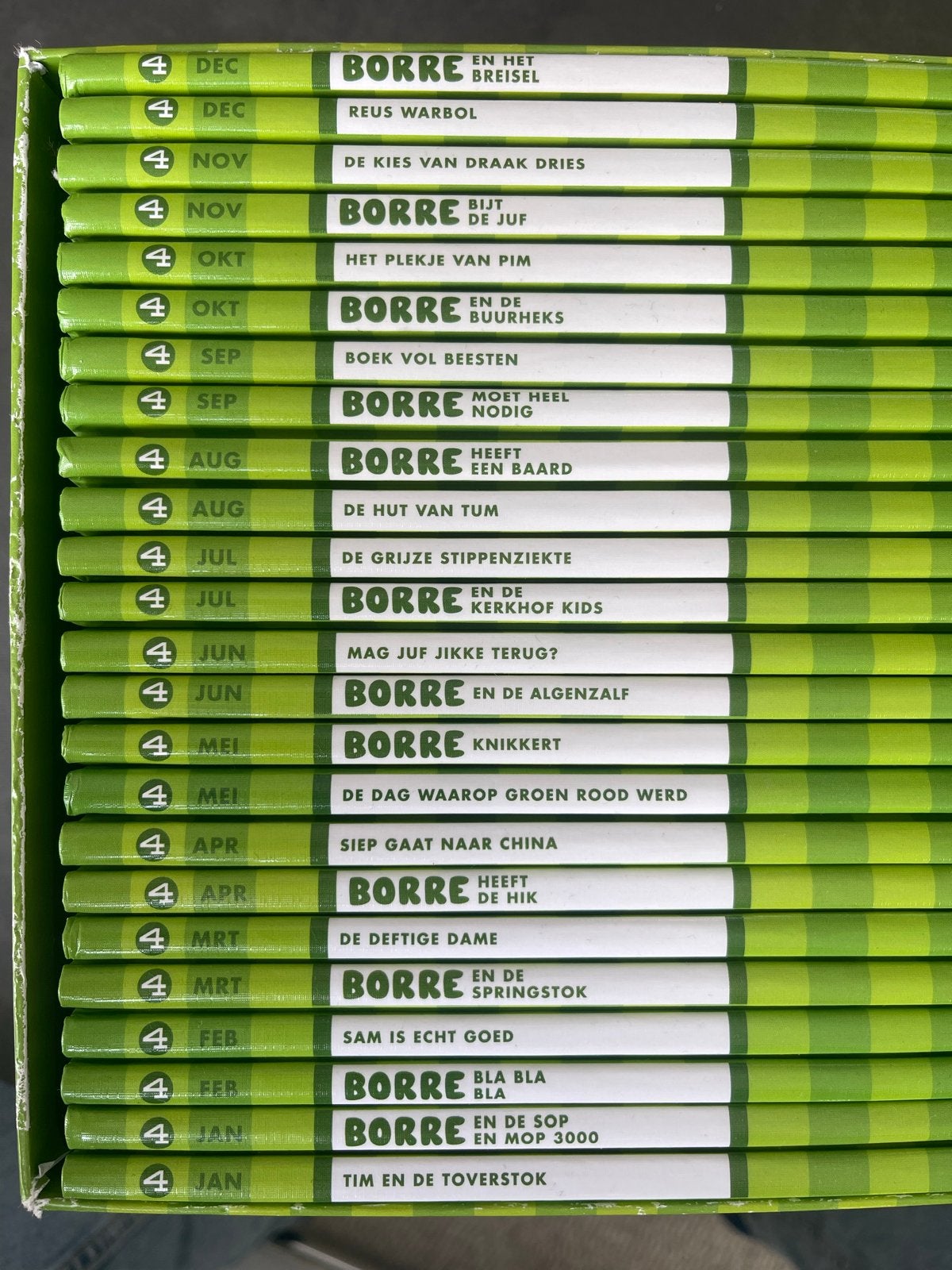 Borre groep 4 - Complete Jaargang - 24 boeken met box, 5 of 6 jaar, Fictie algemeen, Jongen of Meisje, Ophalen of Verzenden