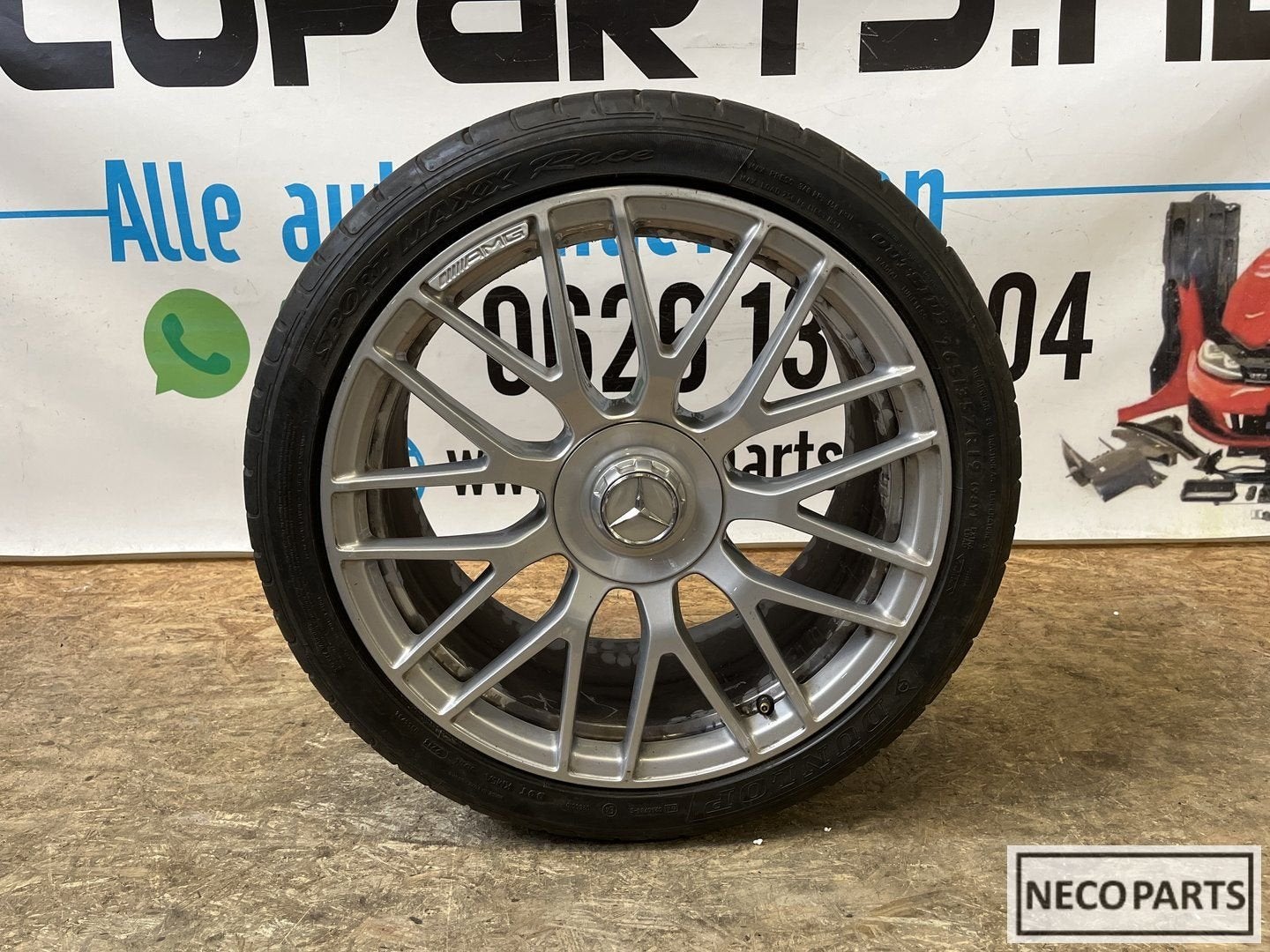 MERCEDES C KLASSE C63 C63S 19 INCH VELG ORIGINEEL, Gebruikt, -, -, Ophalen of Verzenden