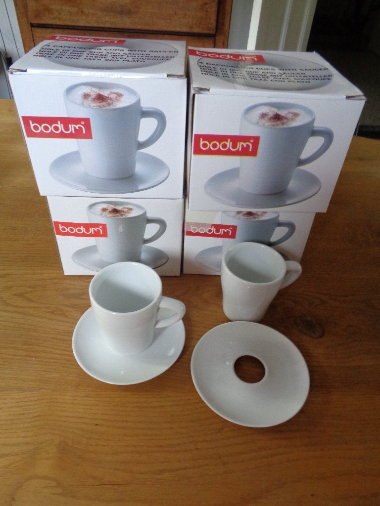 16 BODUM kop met ringschotel, Overige merken, Nieuw, Ophalen of Verzenden, Modern