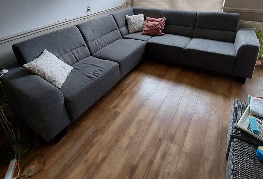 Hoekbank, Huis en Inrichting, Banken | Bankstellen, Ophalen, 250 tot 300 cm, Gebruikt, Hoekbank
