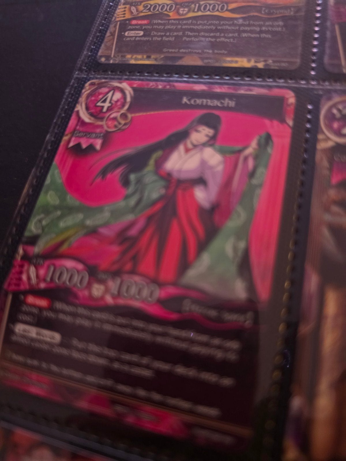 Komachi Trading Card - Servant (4), Ophalen of Verzenden, Zo goed als nieuw, Losse kaart