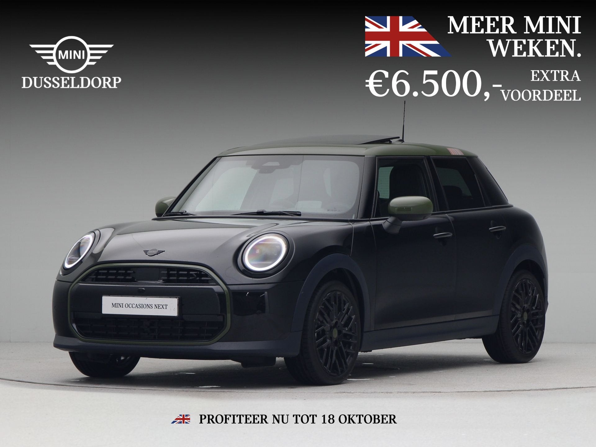 MINI 5-deurs Cooper S Paul Smith Edition Pakket XL PRIVATE L, 4 cilinders, Zwart, Bedrijf, Nieuw
