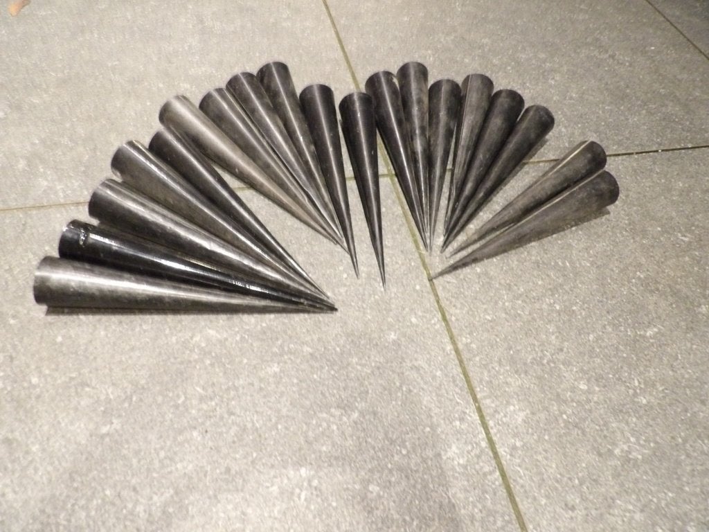 19 zwarte stekers voor waxine lichtje voor kerst 25 cm, Diversen, Ophalen of Verzenden, Gebruikt