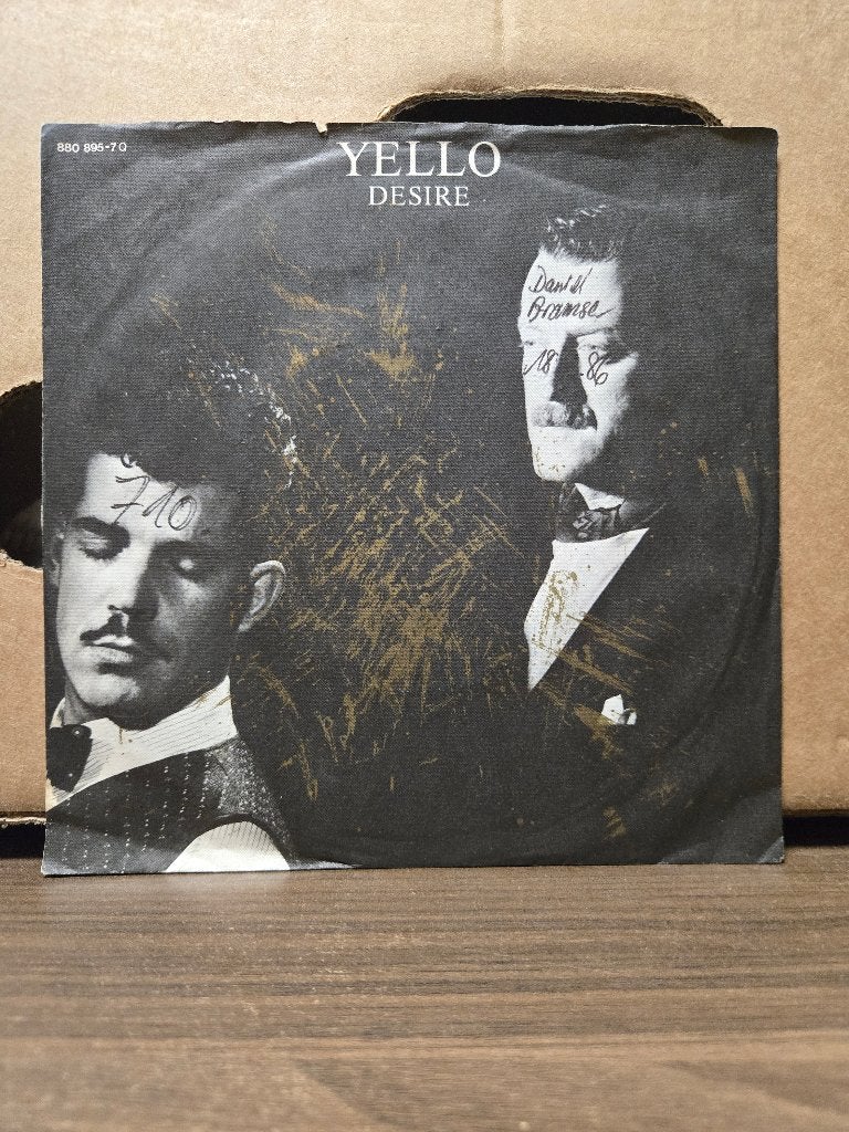 Yello - Desire/Oh yeah, 7 inch, Ophalen of Verzenden, Zo goed als nieuw, Pop