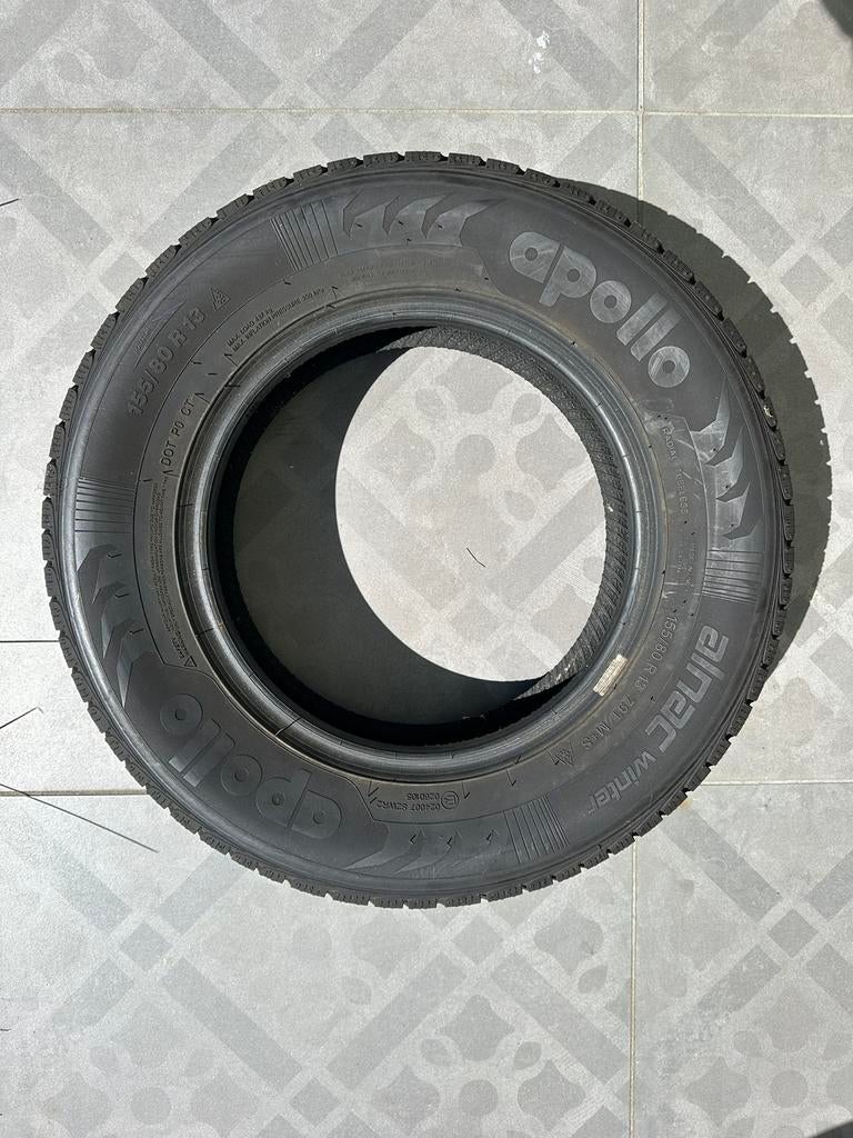 4x Apollo 155/80R13 winterbanden, Tuin en Terras, Ophalen, Zo goed als nieuw