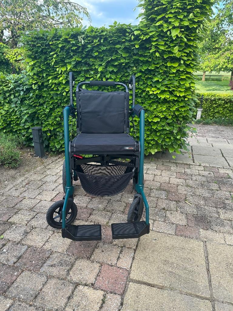 Rolstoel van Rolzz brengt u verder, Diversen, Rolstoelen, Ophalen, Inklapbaar, Zo goed als nieuw, Duwrolstoel