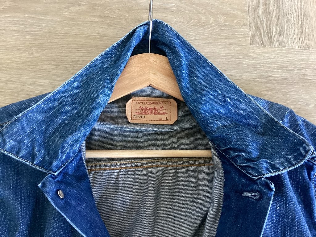 Spijkerjas Levi, Maat 52/54 (L), Levi's, Blauw, Ophalen of Verzenden