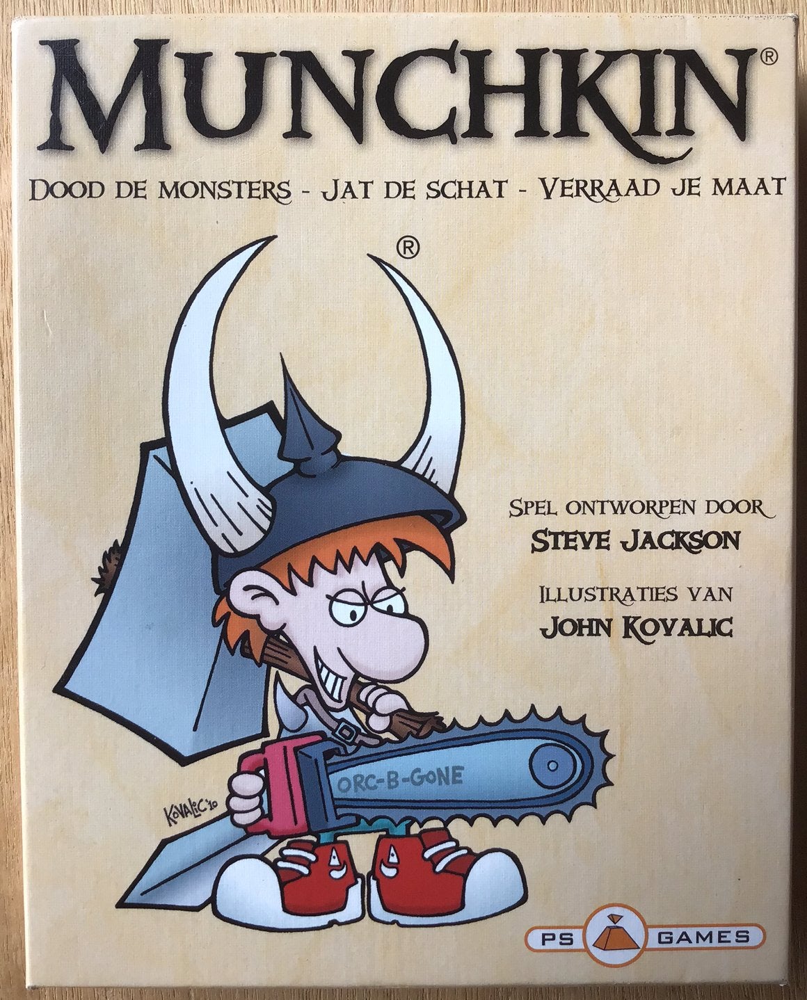 Kaartspel Munchkin - vanaf 10 jaar - ZGAN, Vijf spelers of meer, Ophalen of Verzenden, Zo goed als nieuw, PS Games