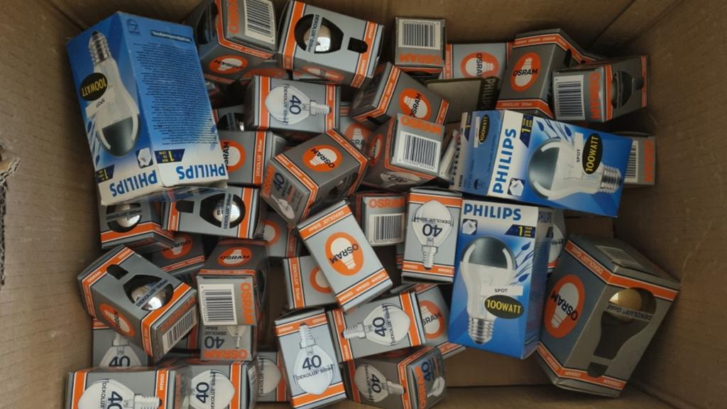 Partij Kopspiegellampen Osram en Philips Vintage/Nieuw., Ophalen, Nieuw, Vintage