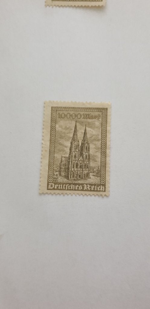 6050 deutsches reich de dom in keulen 1923, Postzegels en Munten, Postzegels | Europa | Duitsland, Verzenden, BRD