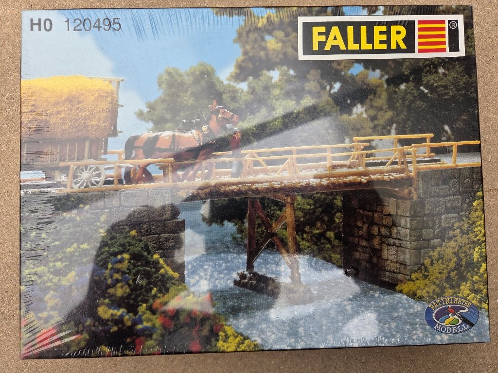 Faller HO 120495 Vintage Brug Diorama -  ZELDZAAM, Hobby en Vrije tijd, Modelbouw | Overige, Verzenden, Nieuw, 1:50 tot 1:144