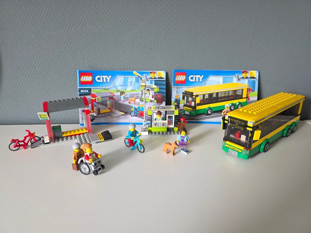Lego City Busstation 60154, Kinderen en Baby's, Speelgoed | Duplo en Lego, Compleet, City, Lego, Ophalen of Verzenden
