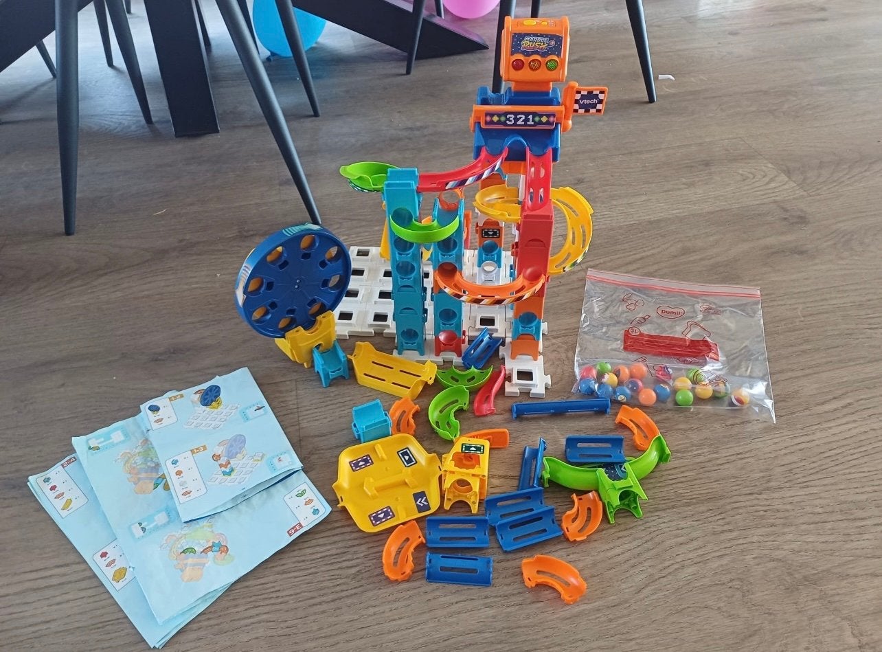 VTech Marble Rush Racing Set knikkerbaan, Ophalen, Zo goed als nieuw, 4 tot 6 jaar