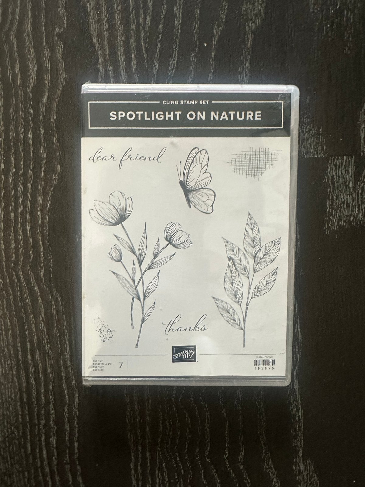 Stampin' Up! Spotlight on Nature Cling Stempelset, Ophalen of Verzenden, Gebruikt, Clearstamp