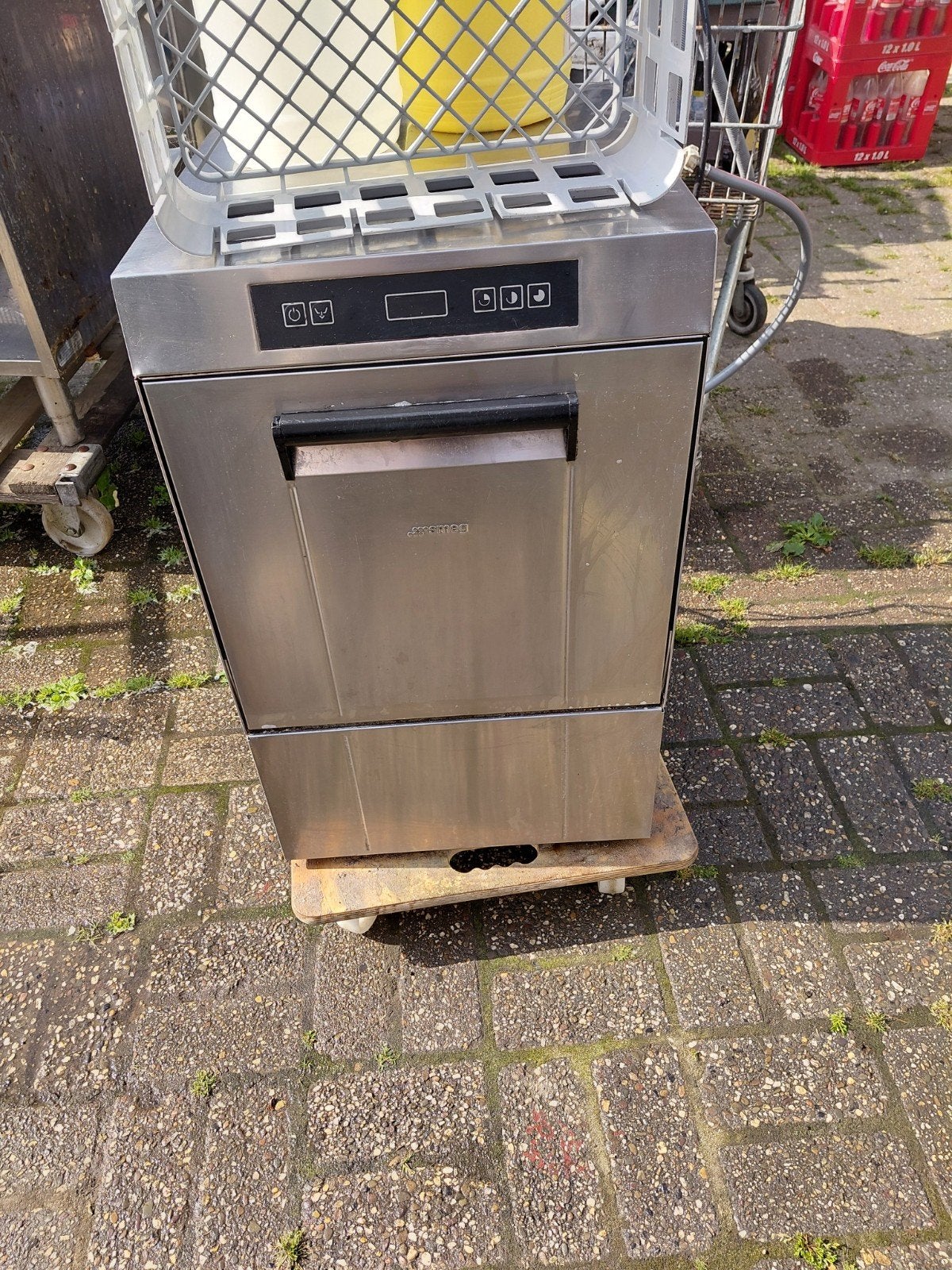 Smeg glazenspoel wasser ug405DM, Ophalen, 60 cm of meer