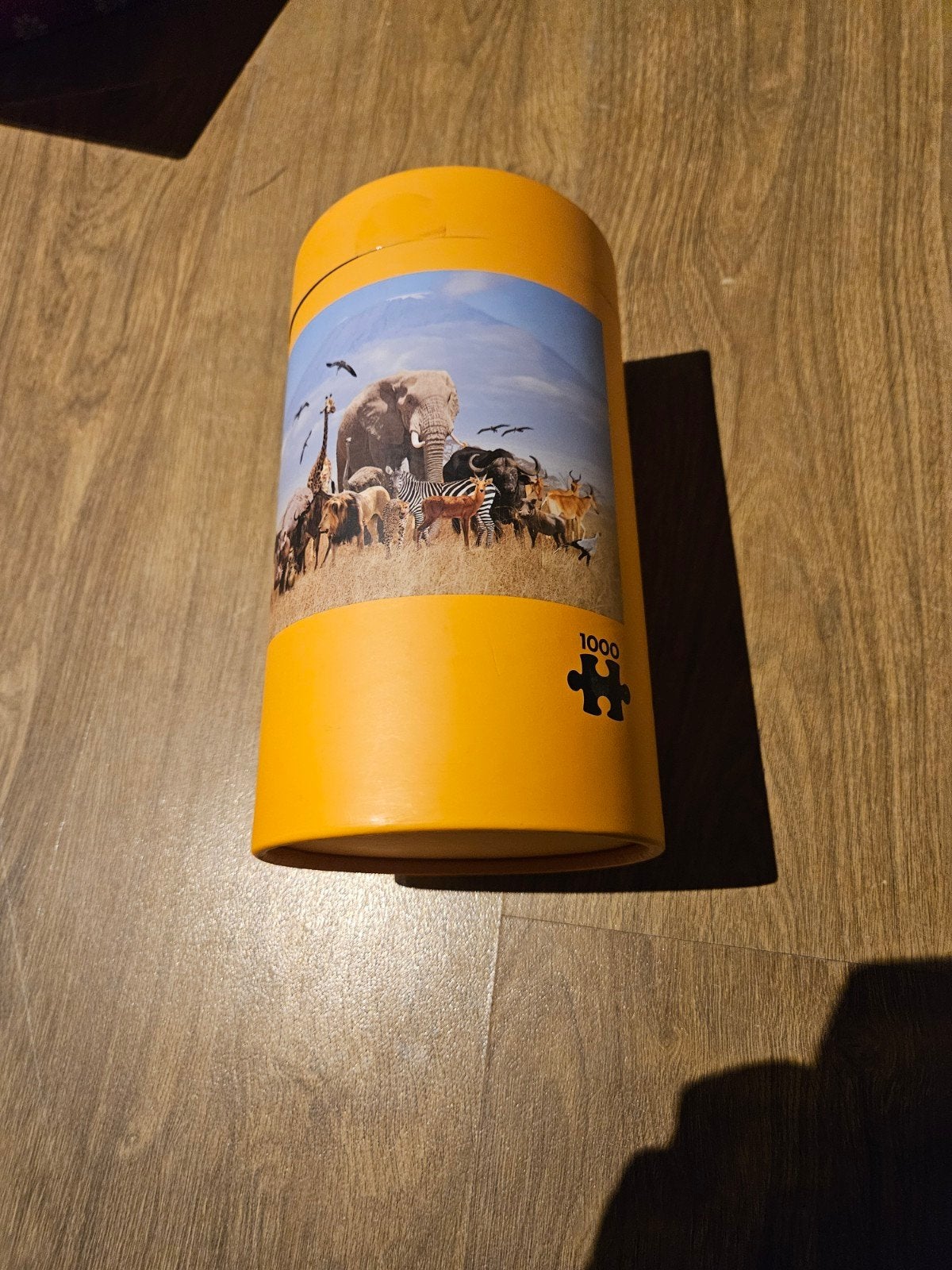 HEMA Legpuzzel 1000 Stukjes - Safari / Afrika, Ophalen of Verzenden, 500 t/m 1500 stukjes, Zo goed als nieuw, Legpuzzel