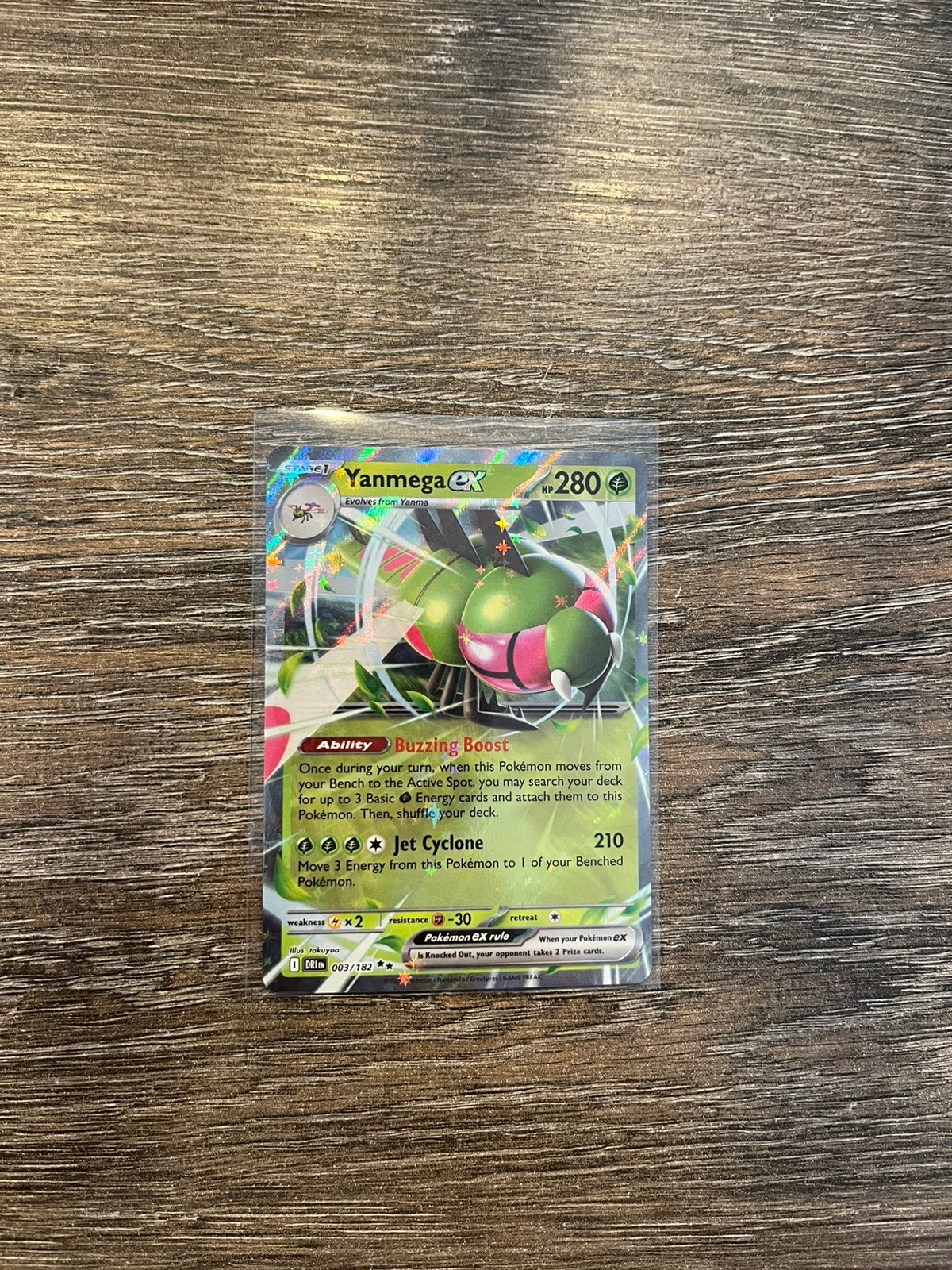 Yanmega EX DRI 003/182, Ophalen of Verzenden, Zo goed als nieuw
