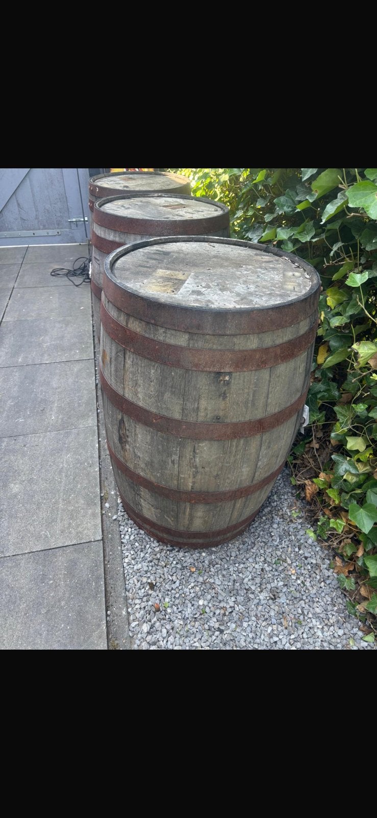 Whiskyvaten, Tuin en Terras, Regentonnen, 150 liter of meer, Ophalen, Gebruikt, Hout