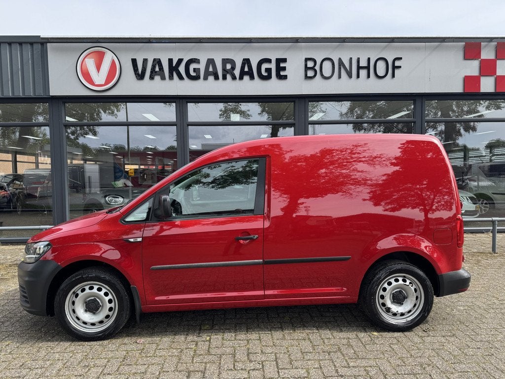 Volkswagen Caddy 1.4 TSI L1H1 BMT Easyline CRUISE-GRIJSKENTE, Auto's, Bestelauto's, Voorwielaandrijving, Stof, Gebruikt, Euro 6