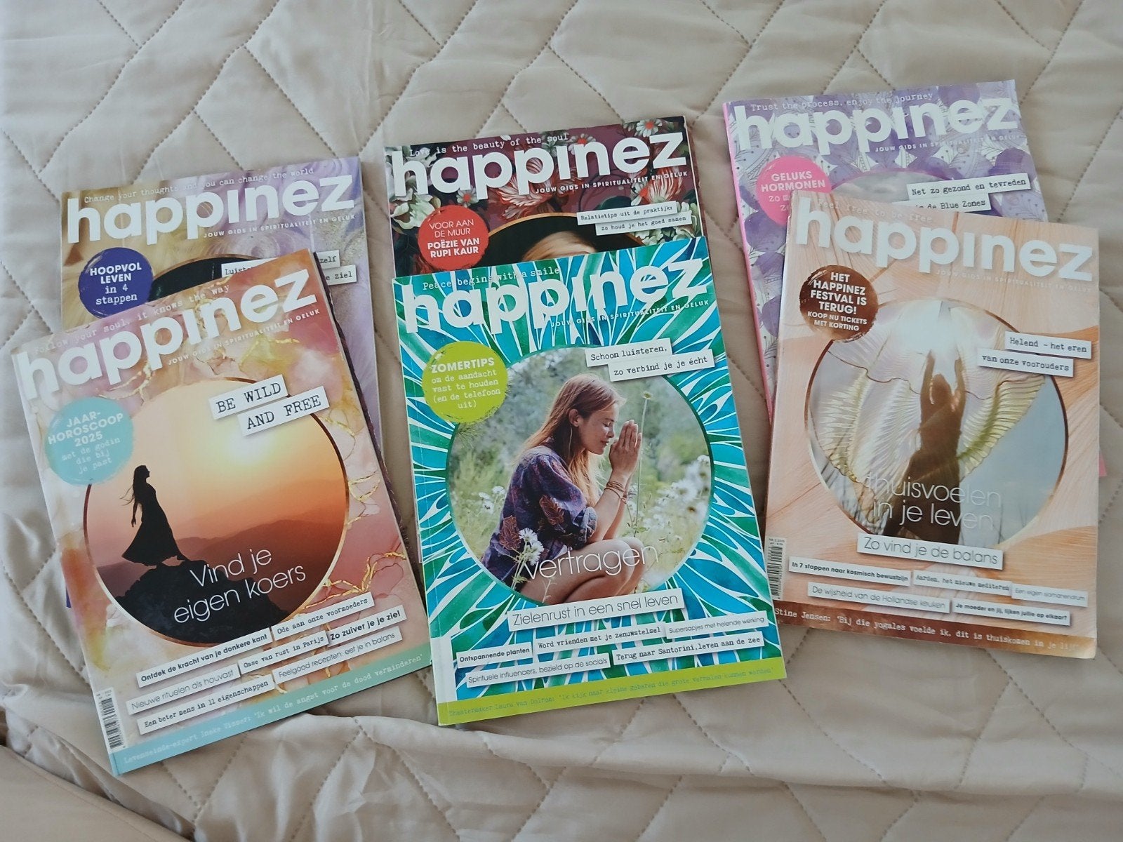 Happinez tijdschriften, Ophalen of Verzenden, Zo goed als nieuw, Lichaam en Geest