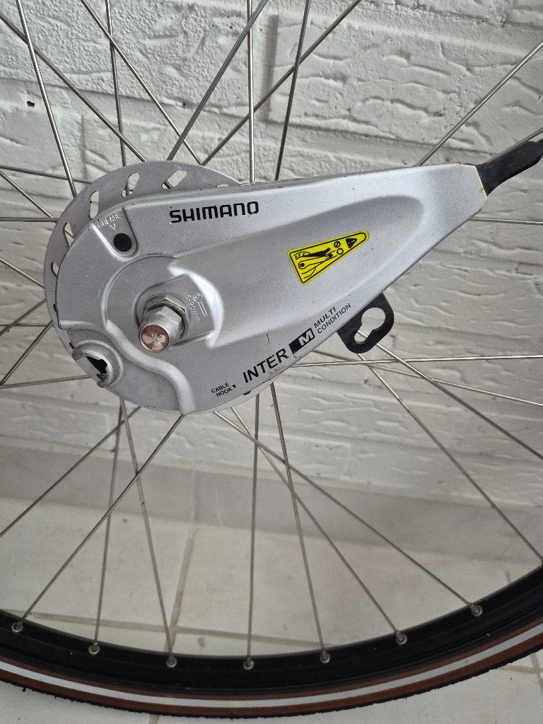 Gazelle voor en achterwiel 28 inch, Ophalen, Gebruikt, Shimano