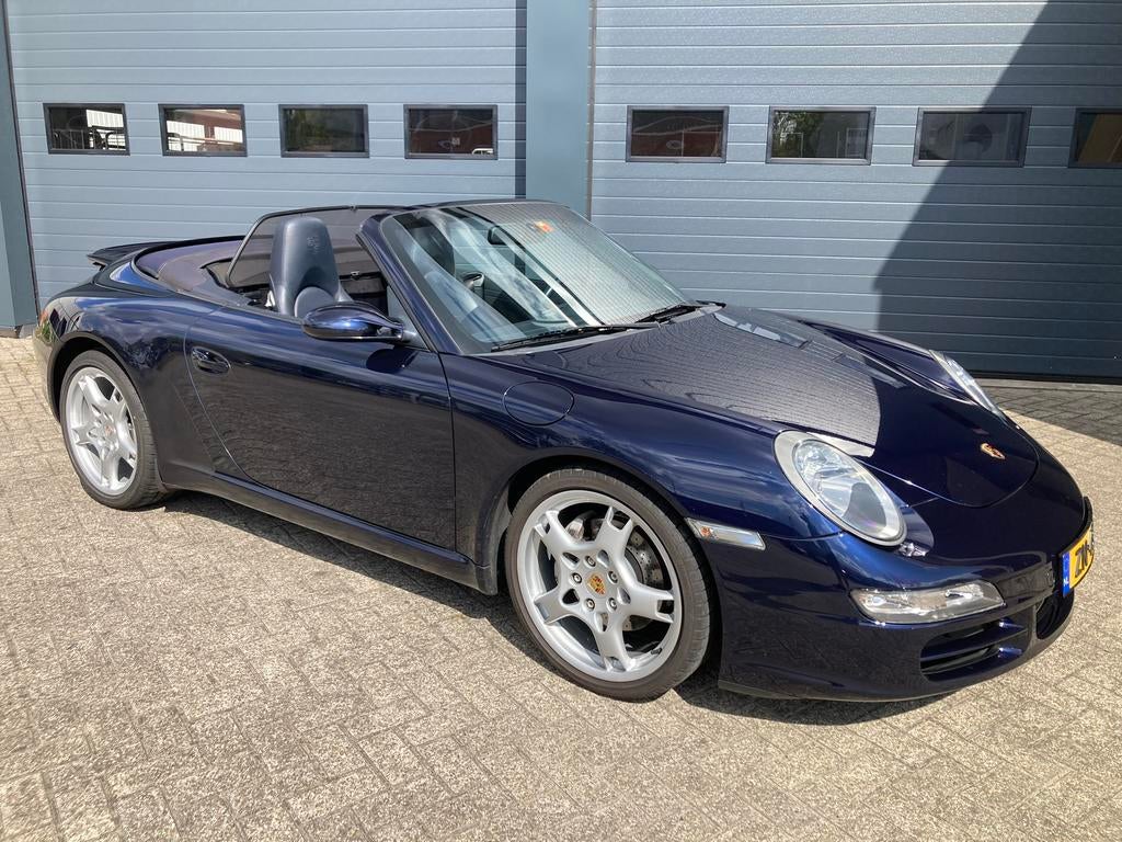 Porsche 911 3.6 Carrera Cabriolet AUT 2005 Blauw, Auto's, Porsche, Particulier, Benzine, G, Cabriolet, Automaat, Geïmporteerd