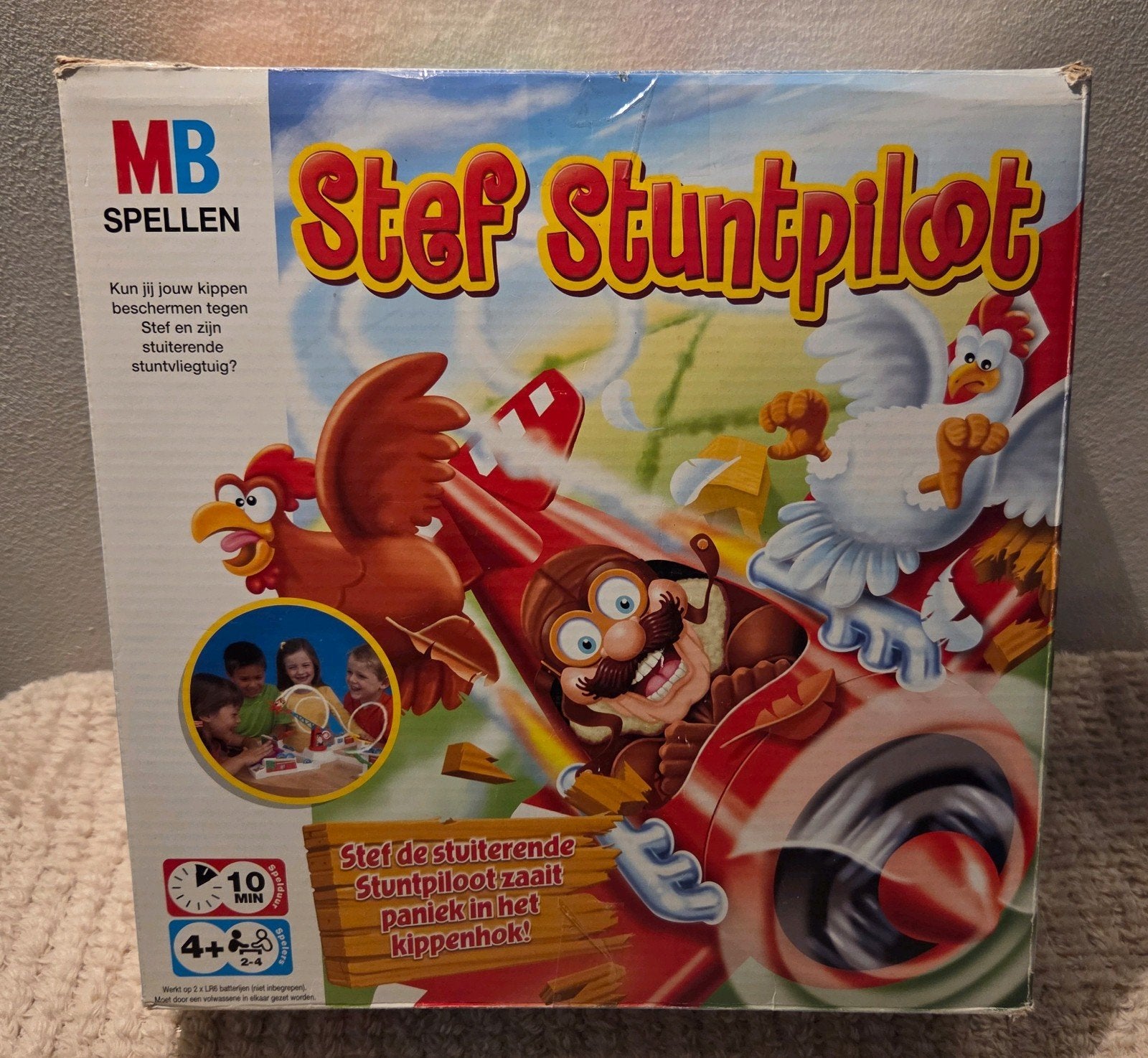 Stef Stuntpiloot - Gezelschapsspel, Hobby en Vrije tijd, Verzenden, Drie of vier spelers, De Entree 240, 1101 EE Amsterdam, Nederland