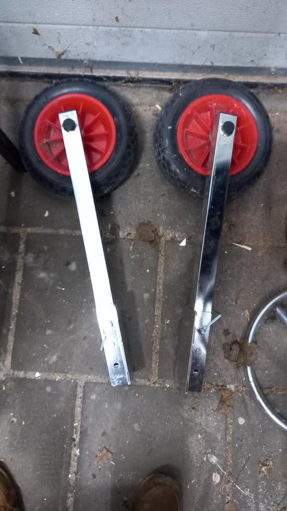 Wieltjes rubberboot, Watersport en Boten, Bootonderdelen, Ophalen, Zo goed als nieuw, Motorboot