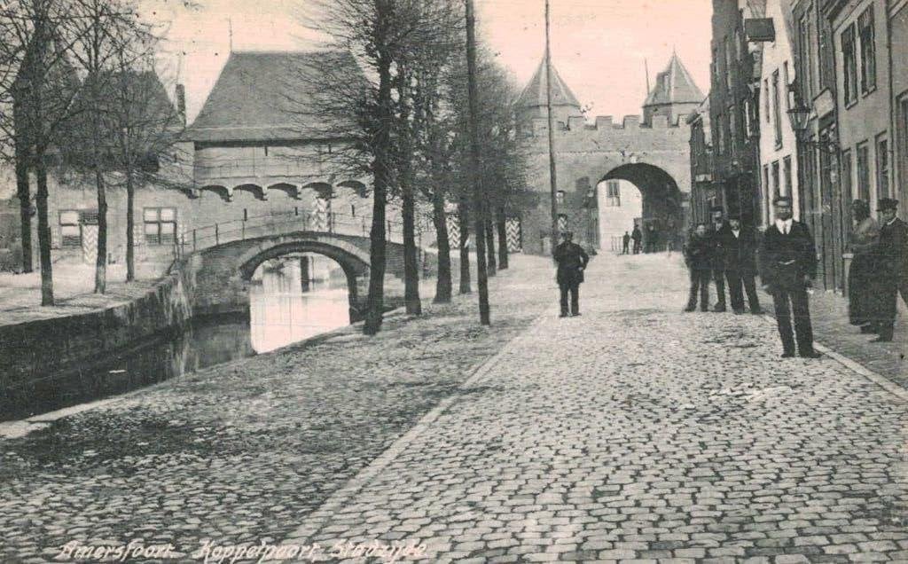 1910 AMERSFOORT Koppelpoort Stadszijde -, Ophalen of Verzenden, Voor 1920, Gelopen, Utrecht