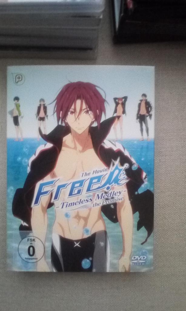 Dvd anime Free The Movie Timeless Medley the Promise, Cd's en Dvd's, Alle leeftijden, Ophalen of Verzenden, Zo goed als nieuw