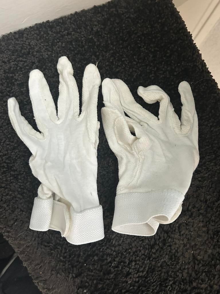 Witte paardrij handschoenen, Ophalen, Gebruikt, Overige typen