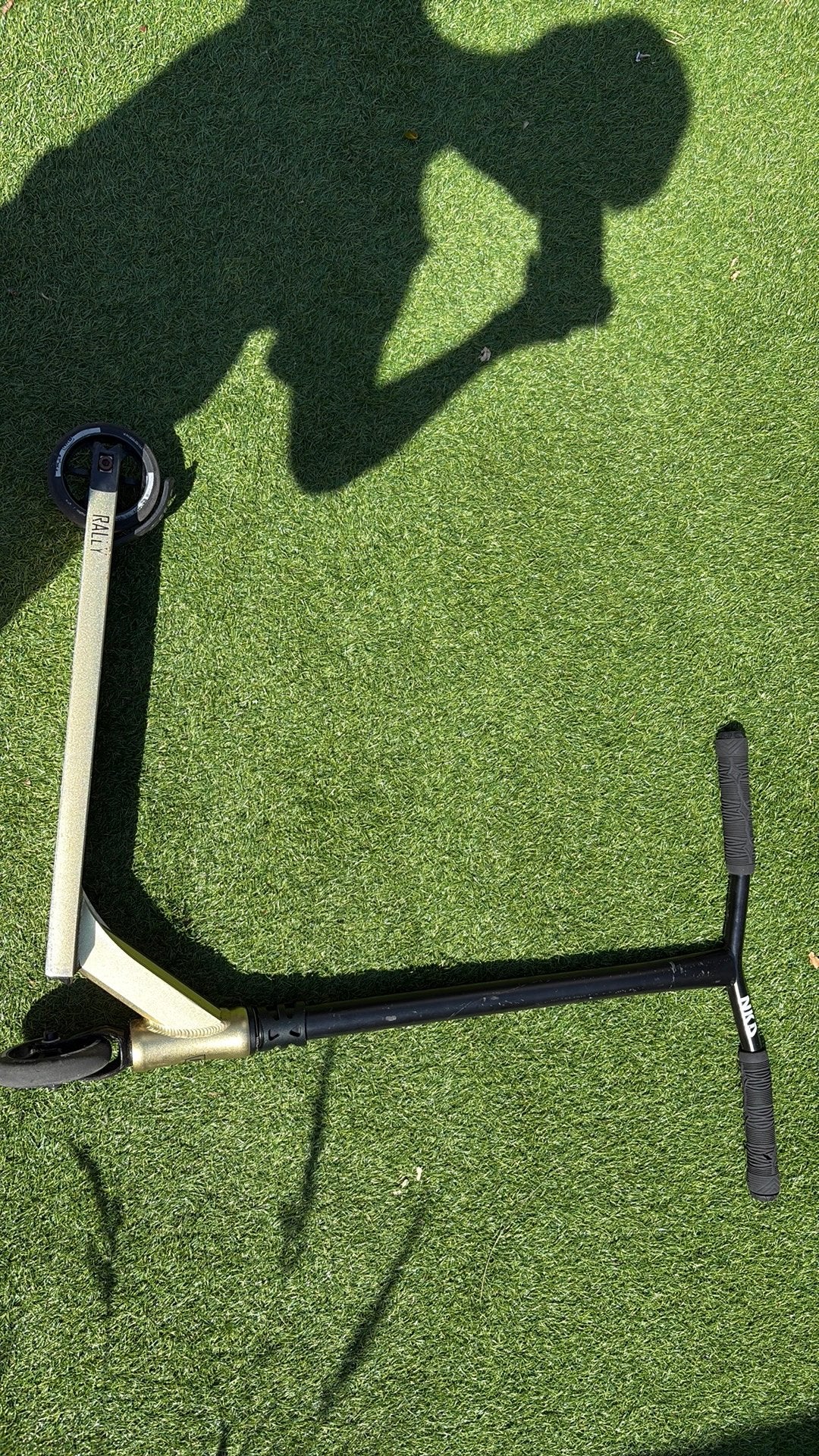 Gouden nkd stuntstep, Ophalen, Gewone step