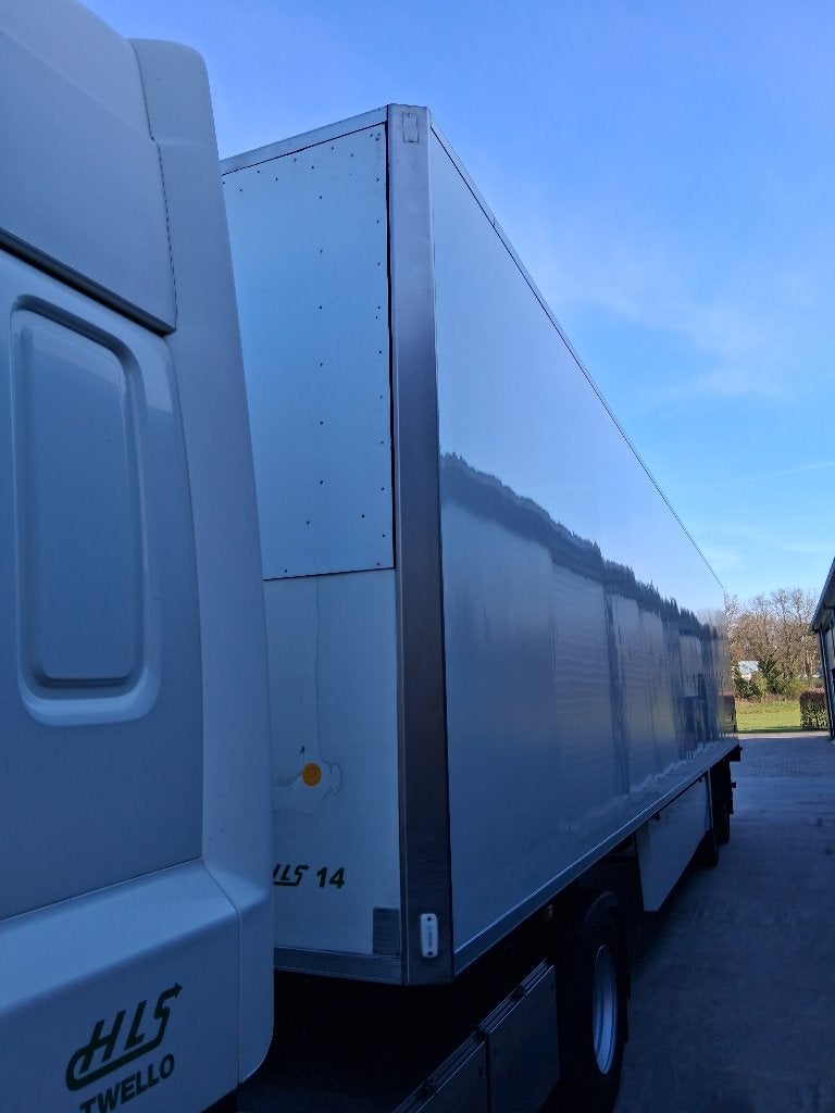 dichtte oplegger trailer 2-asser stuur 2instock, Ophalen of Verzenden