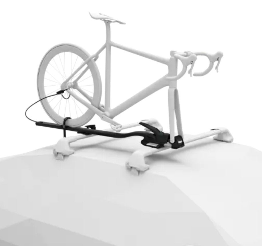 2x Thule topride 568 Dakfietsendrager, Ophalen, Brede banden, Zo goed als nieuw, Dakdrager