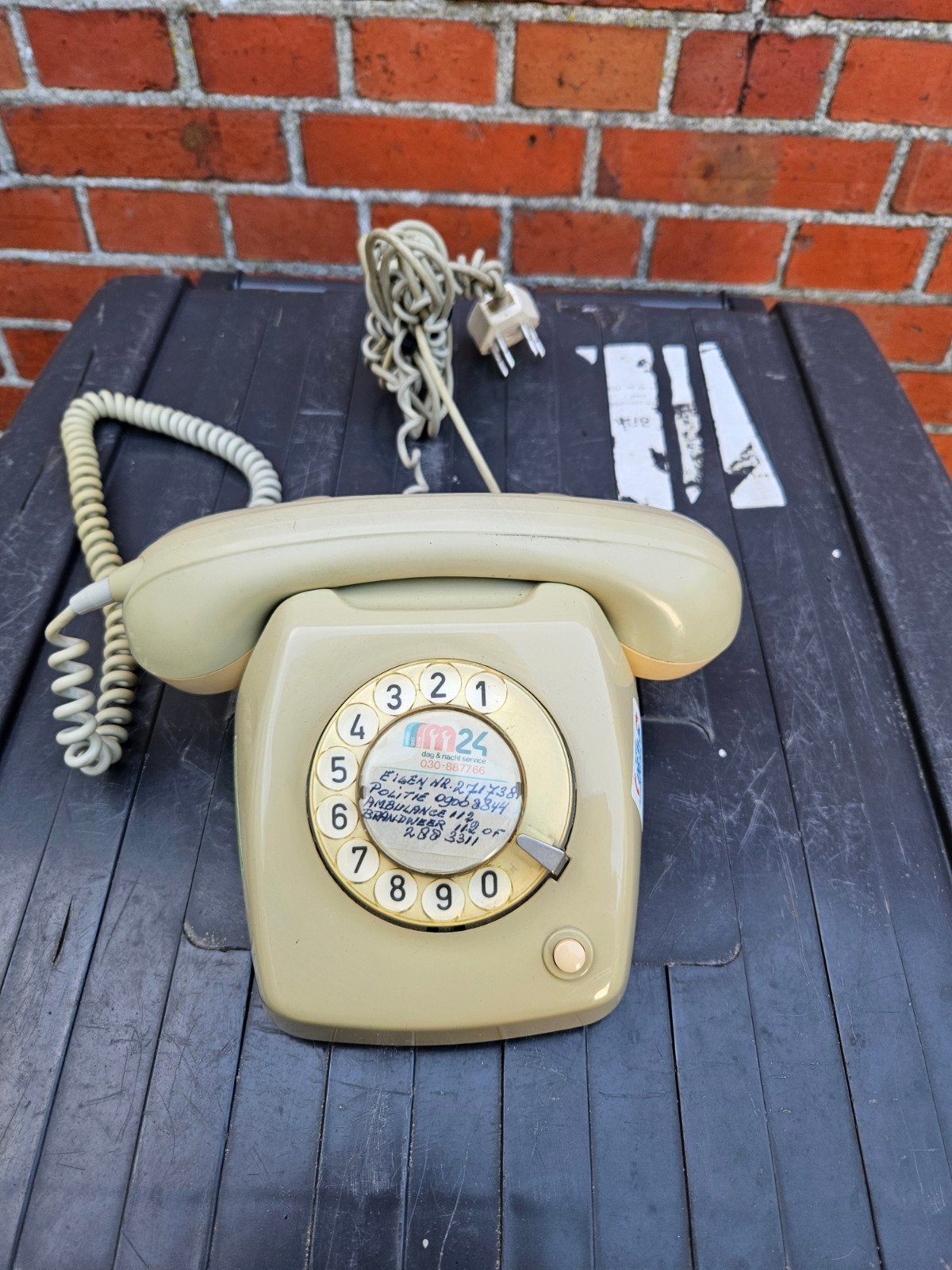 ptt telefoon draaischijf, Ophalen of Verzenden, Gebruikt, Met draaischijf