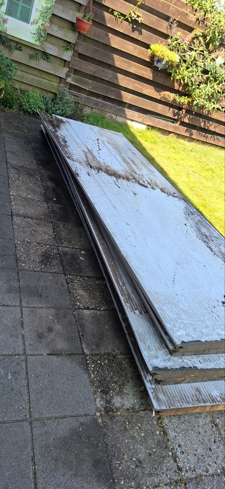 isolatie platen, Ophalen