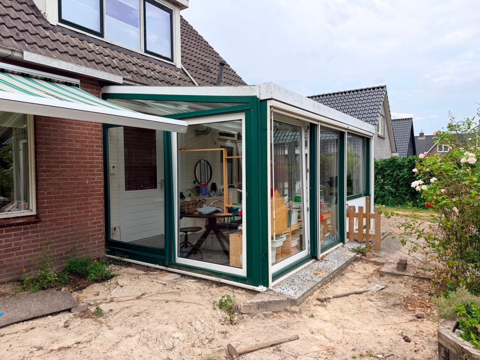 gratis!! Ruime serre / tuinkamer / winterkamer, Ophalen, Gebruikt, Serre