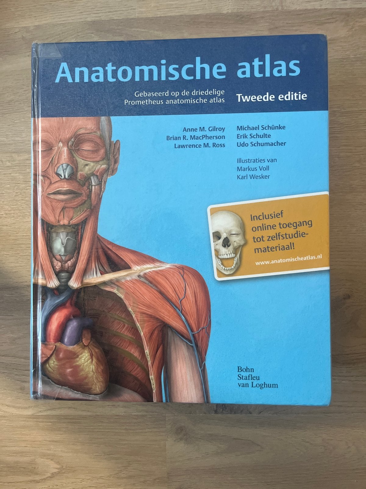Anatomische atlas - Tweede editie, Boeken, Studieboeken en Cursussen, Ophalen of Verzenden, Beta, Zo goed als nieuw, HBO
