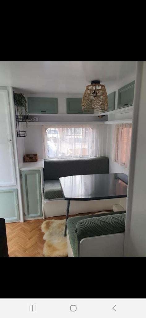Mooie ruime gepimpte caravan, Caravans en Kamperen, Caravans, Particulier, tot en met 4, Rondzit, Wilk, Vast bed, Ophalen
