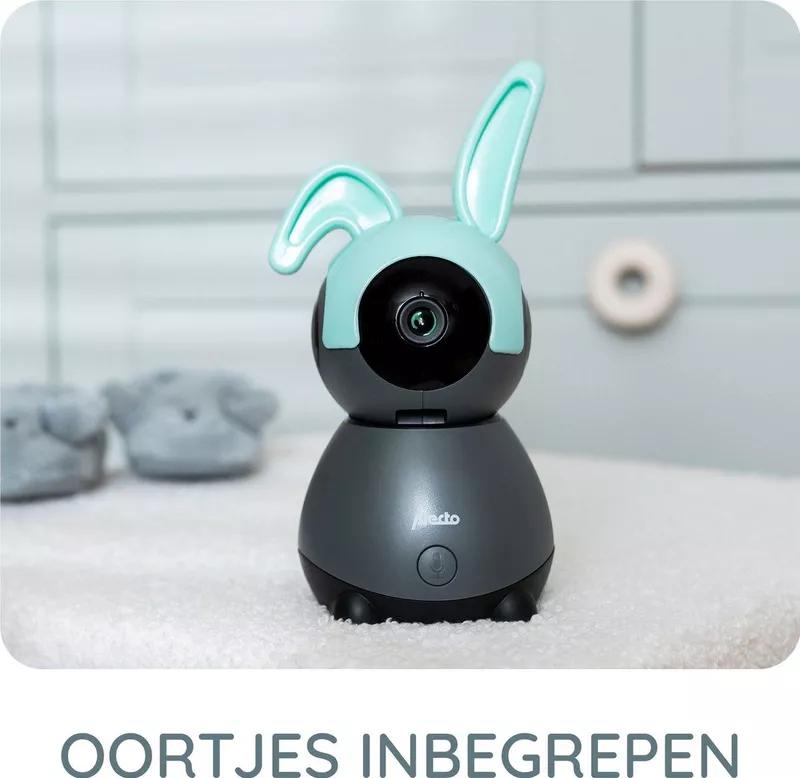Babyfoon met camera alecto smartbaby 10bk met oortjes, Kinderen en Baby's, Babyfoons, Ophalen, Zo goed als nieuw, 250 meter of meer