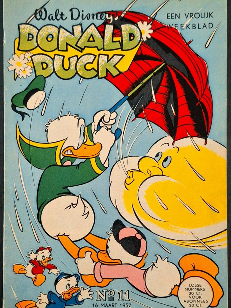 Donald Duck 1957 nr. 11, Eén stripboek, Ophalen of Verzenden, Zo goed als nieuw