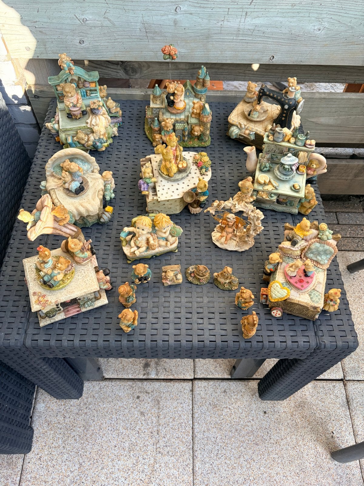 Grote complete verzameling decoratieve berenbeeldjes, Ophalen, Gebruikt, Beeldje, Overige merken